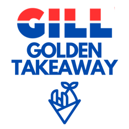 Gills Golden Takeaway logo.